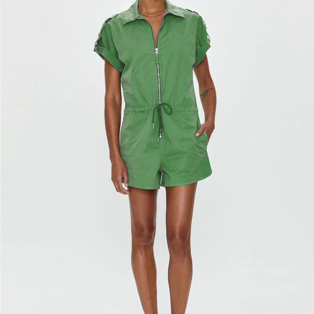 Green Women's Romper